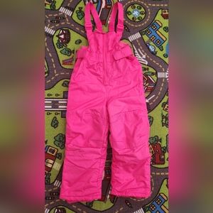 Cat & Jack size 3T Hot Pink Snow Bib